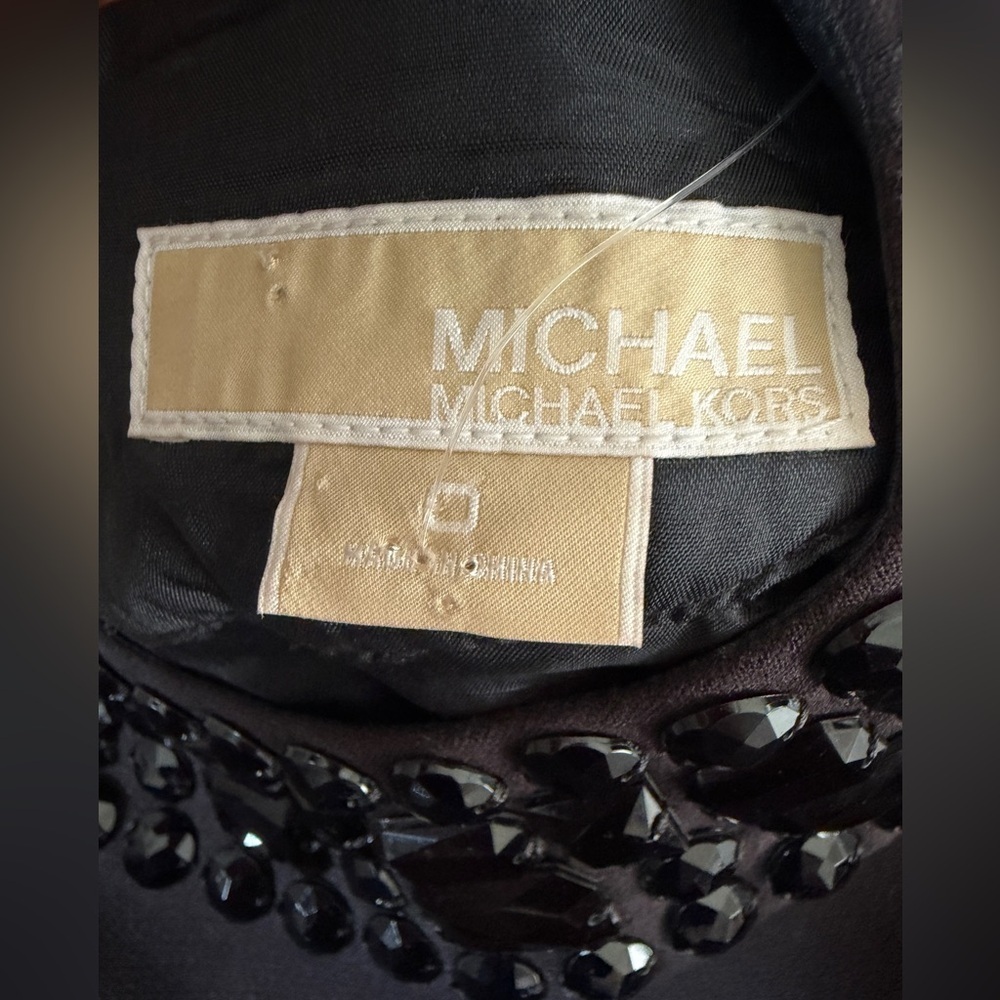 Michael Kors Black Beaded Mini Dress - Picture 7 of 9